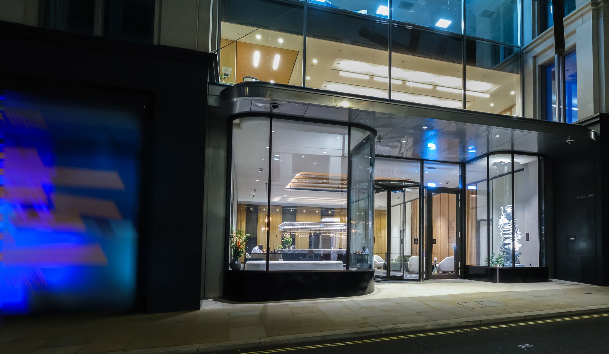 Curved Bay Windows to Savile Row Office