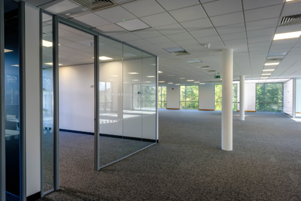 Office interior not furnished to show space for new clients