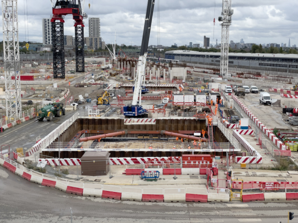HS2 project Old Oak Common. Huge project Interchange station.